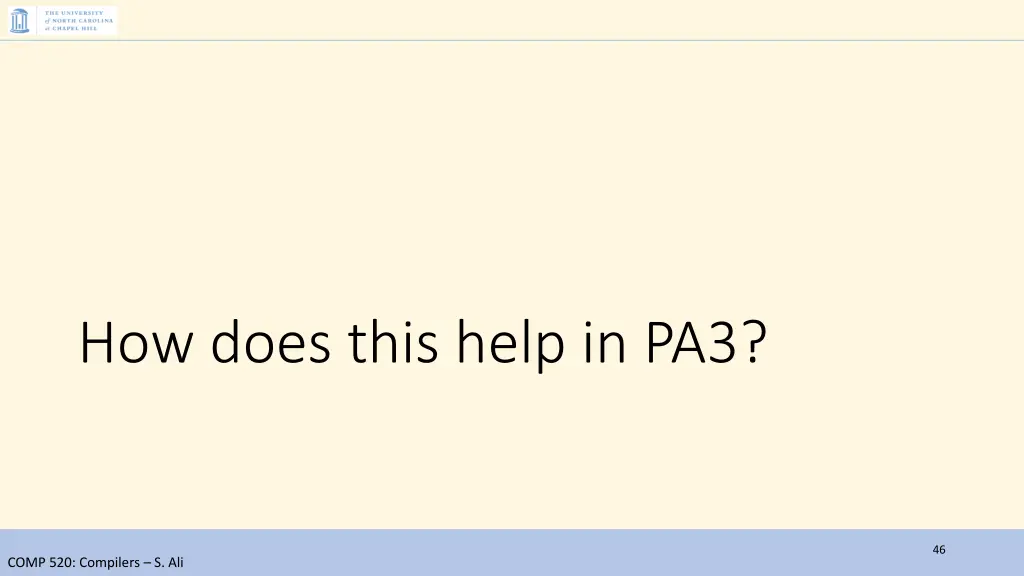how does this help in pa3
