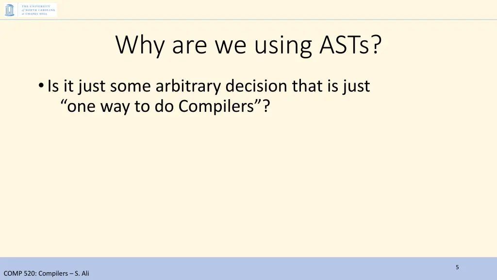why are we using asts