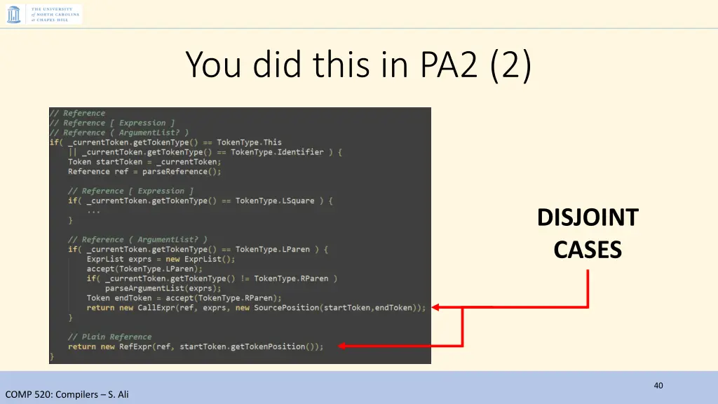 you did this in pa2 2