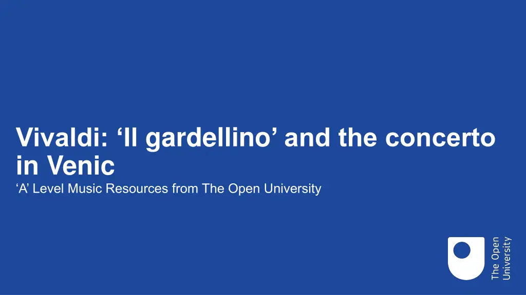 vivaldi il gardellino and the concerto in venic