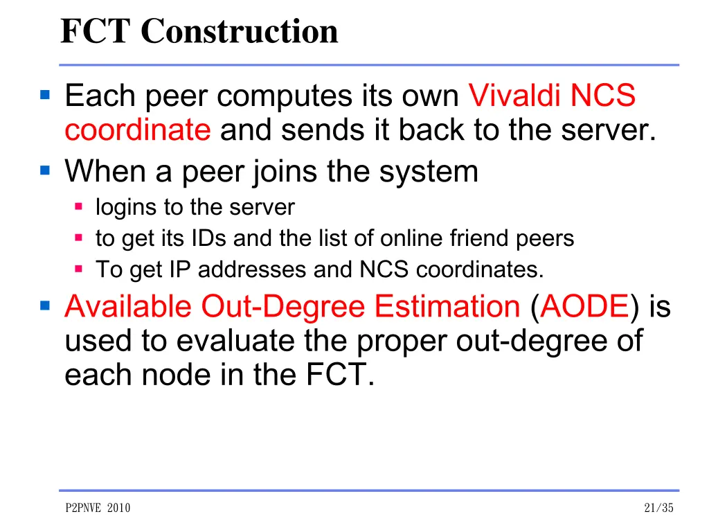 fct construction