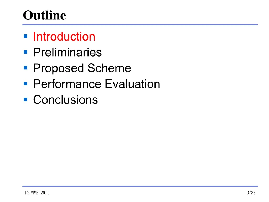 outline introduction preliminaries proposed 1