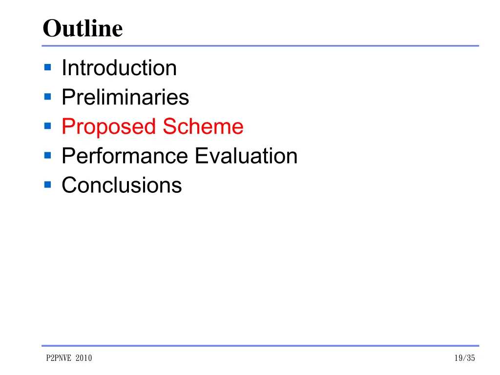 outline introduction preliminaries proposed 3