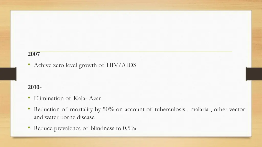2007 achive zero level growth of hiv aids