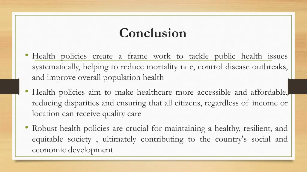 conclusion