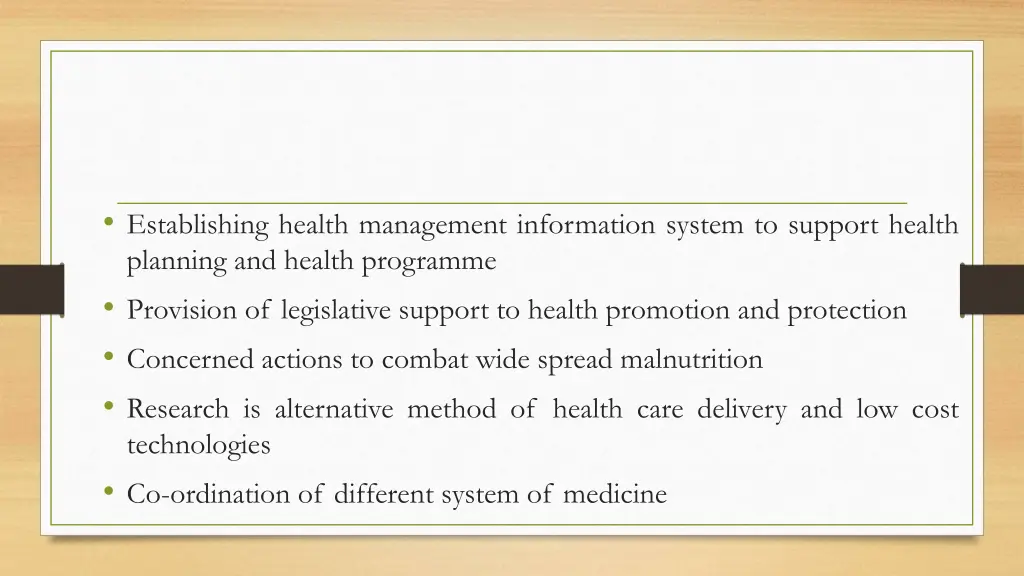 establishing health management information system