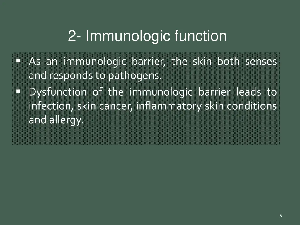 2 immunologic function