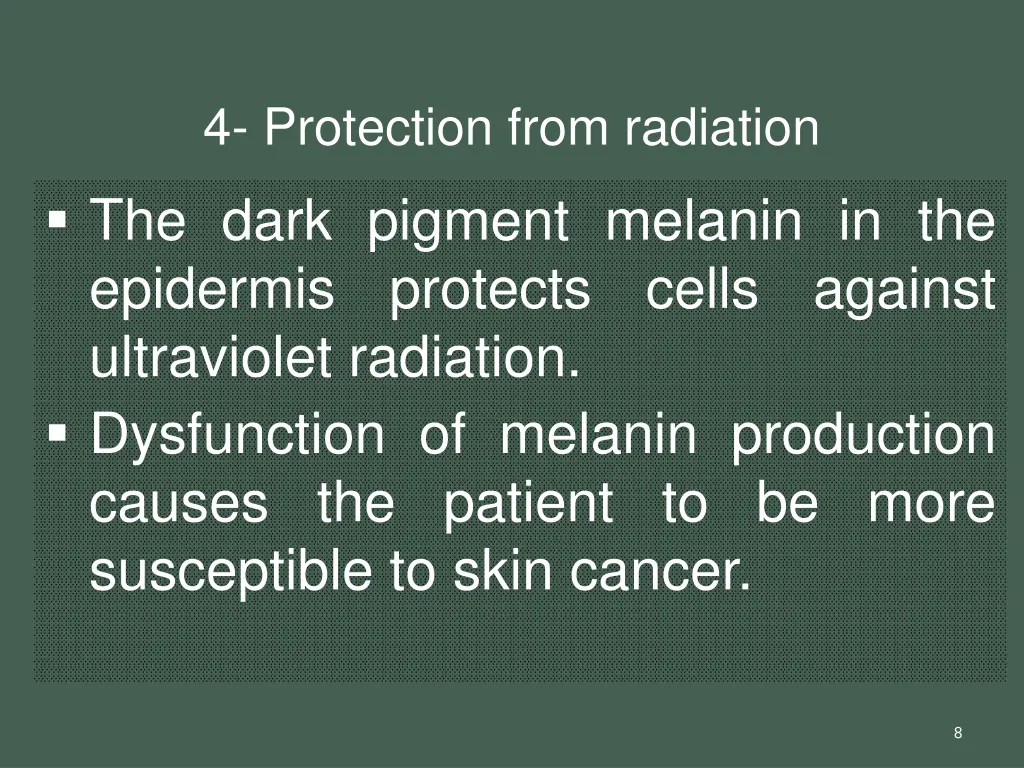 4 protection from radiation
