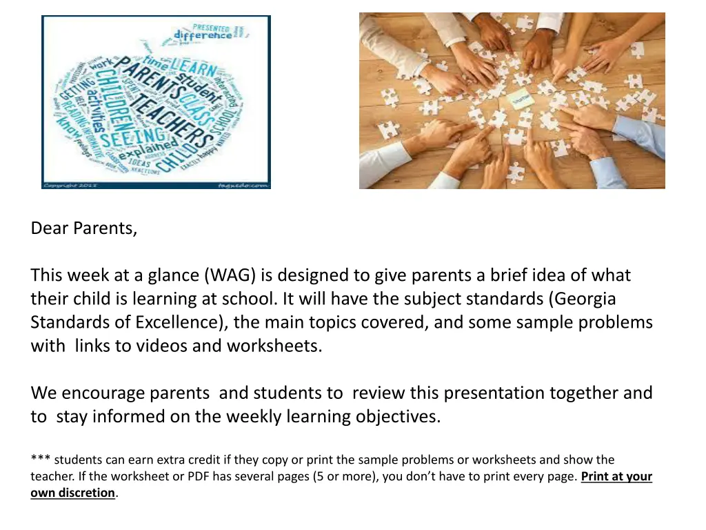 dear parents
