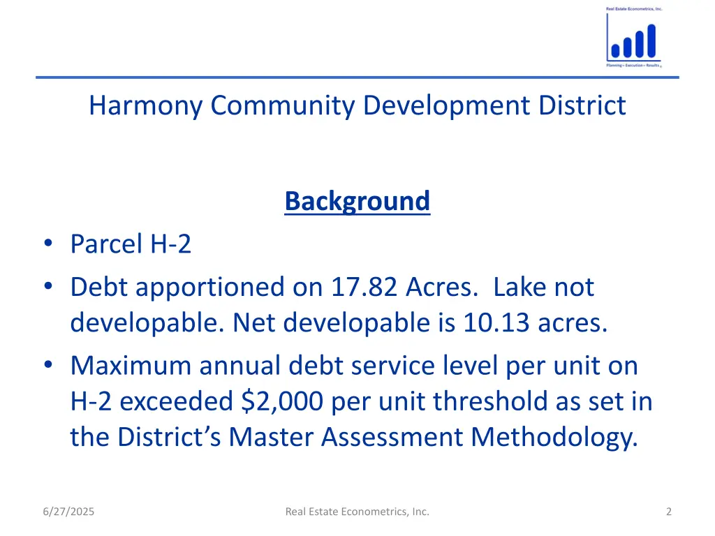 harmony community development district 1