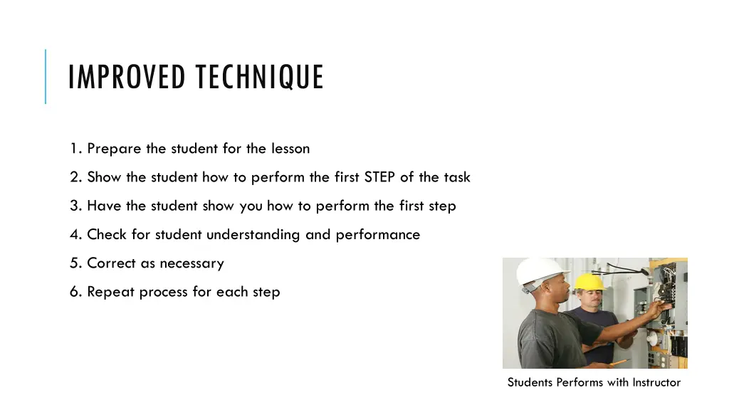 improved technique