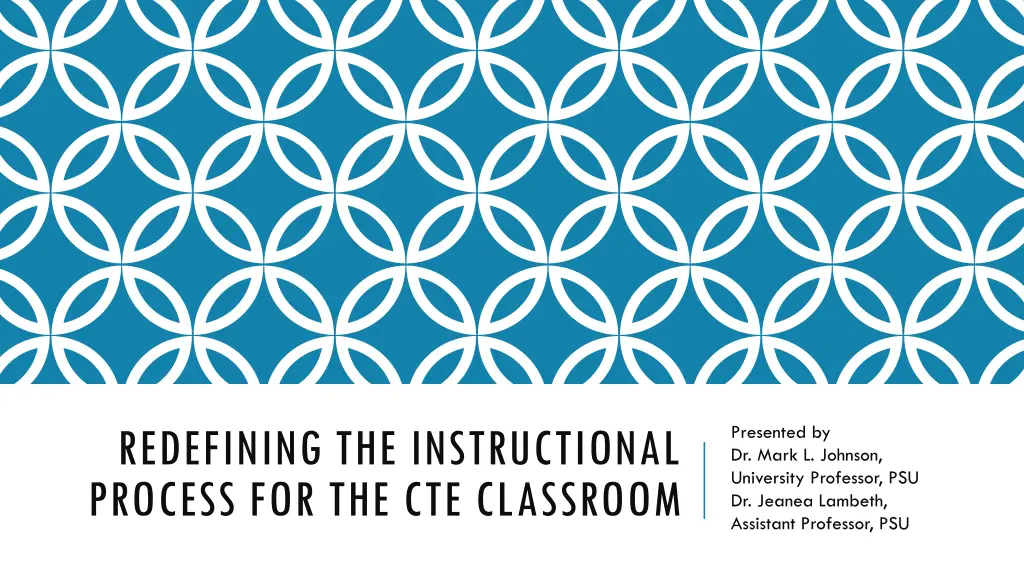 redefining the instructional process