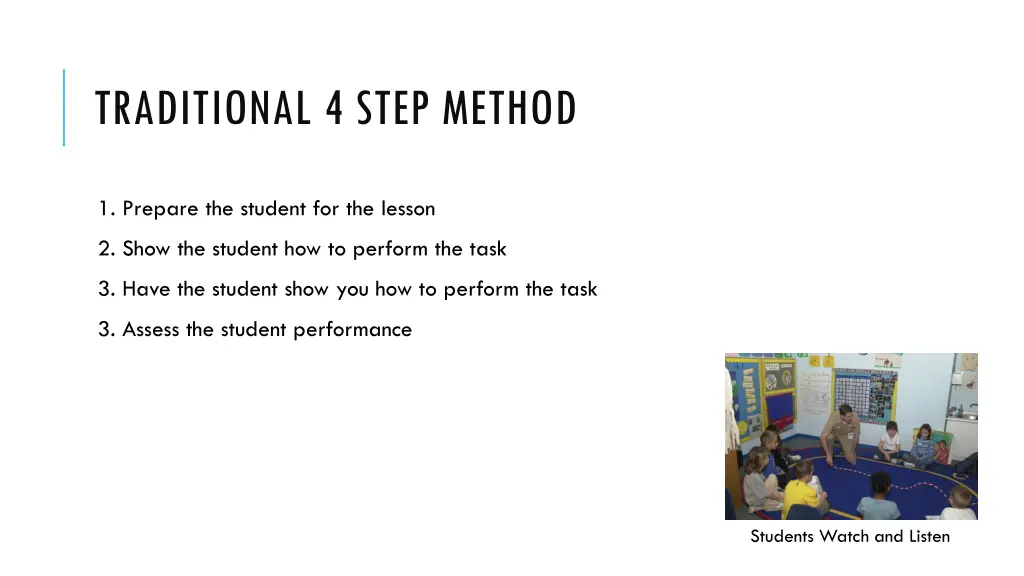 traditional 4 step method