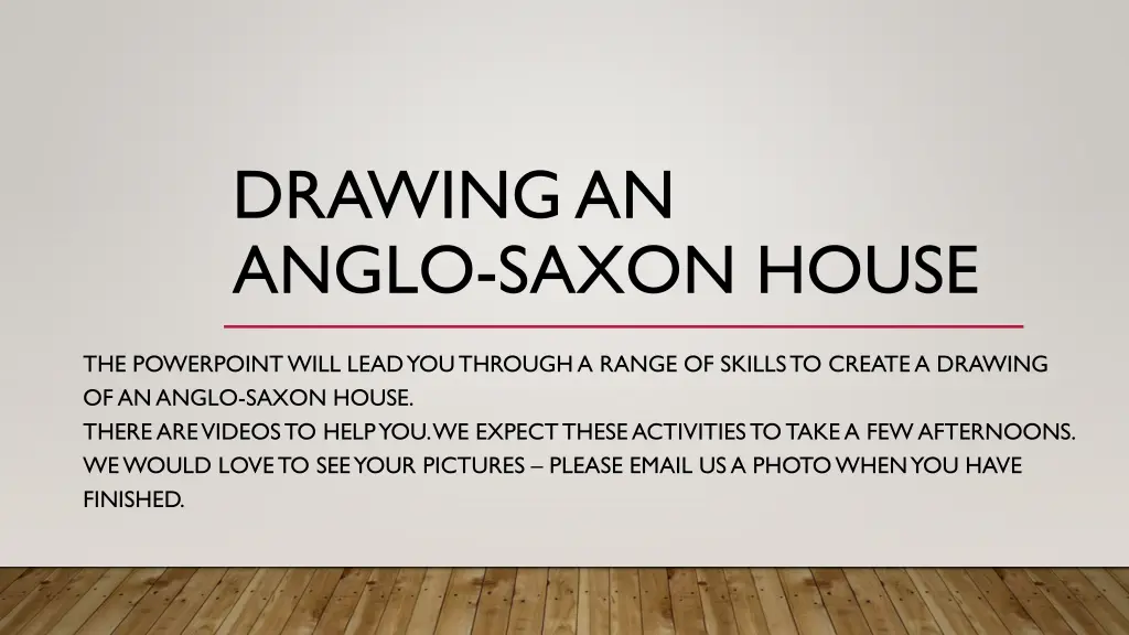 drawing an anglo saxon house