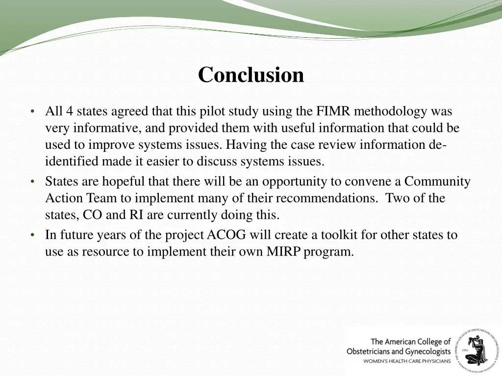 conclusion