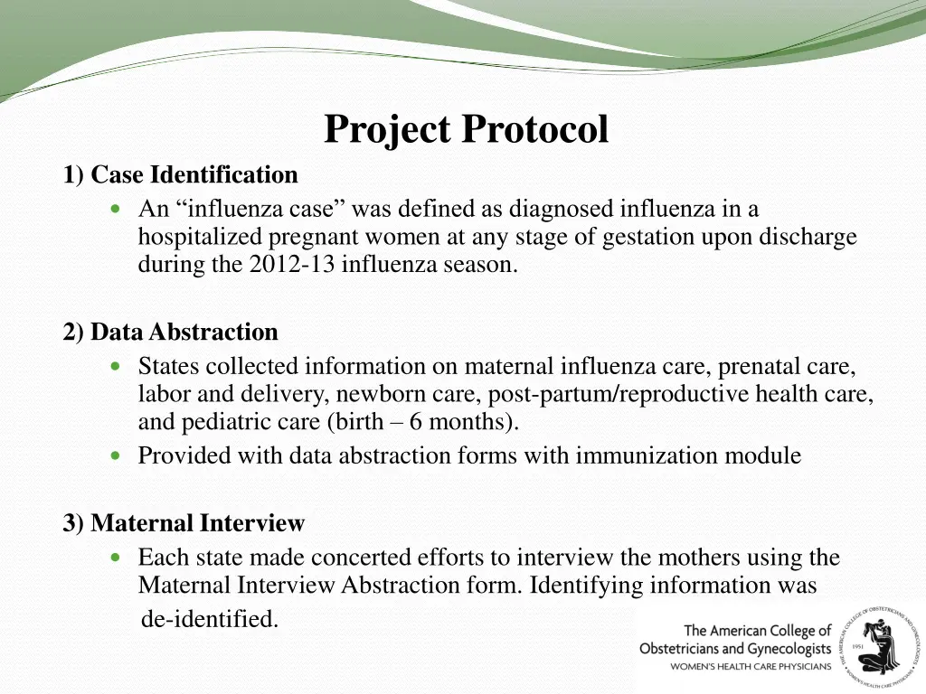 project protocol