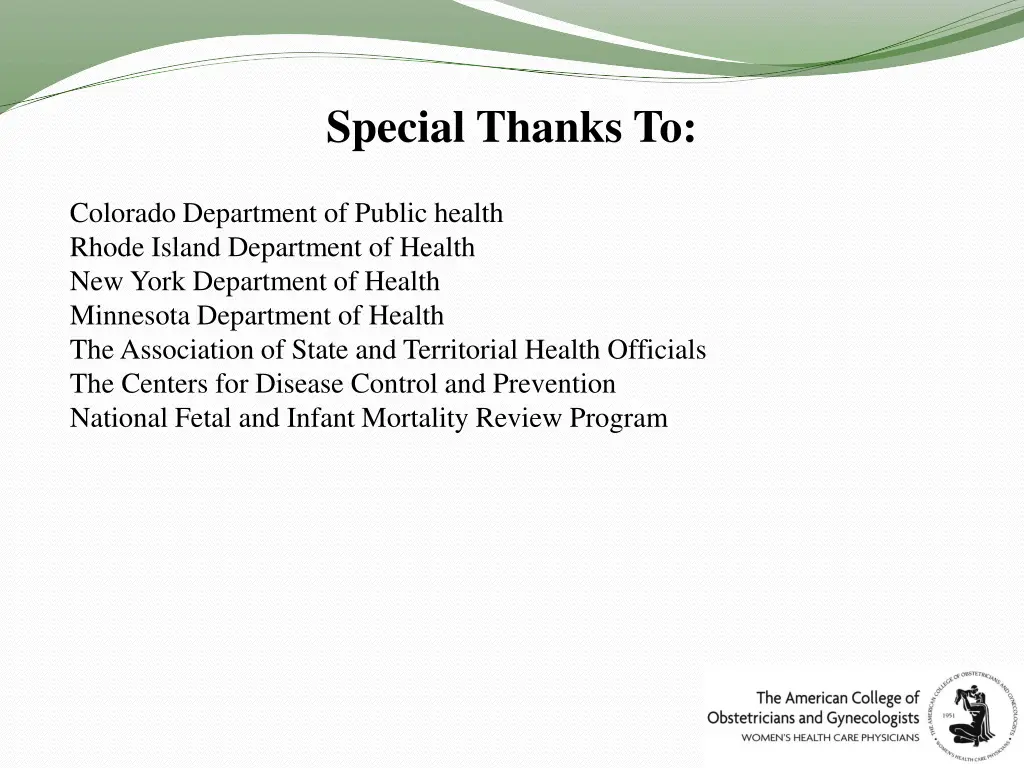 special thanks to