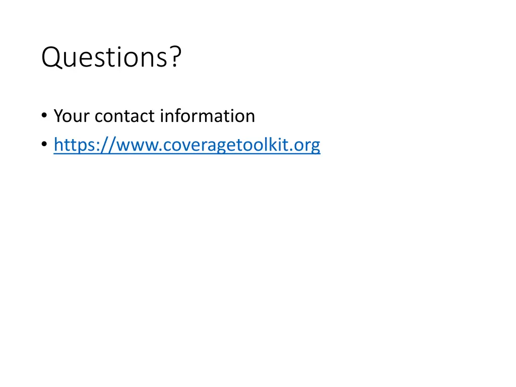 questions