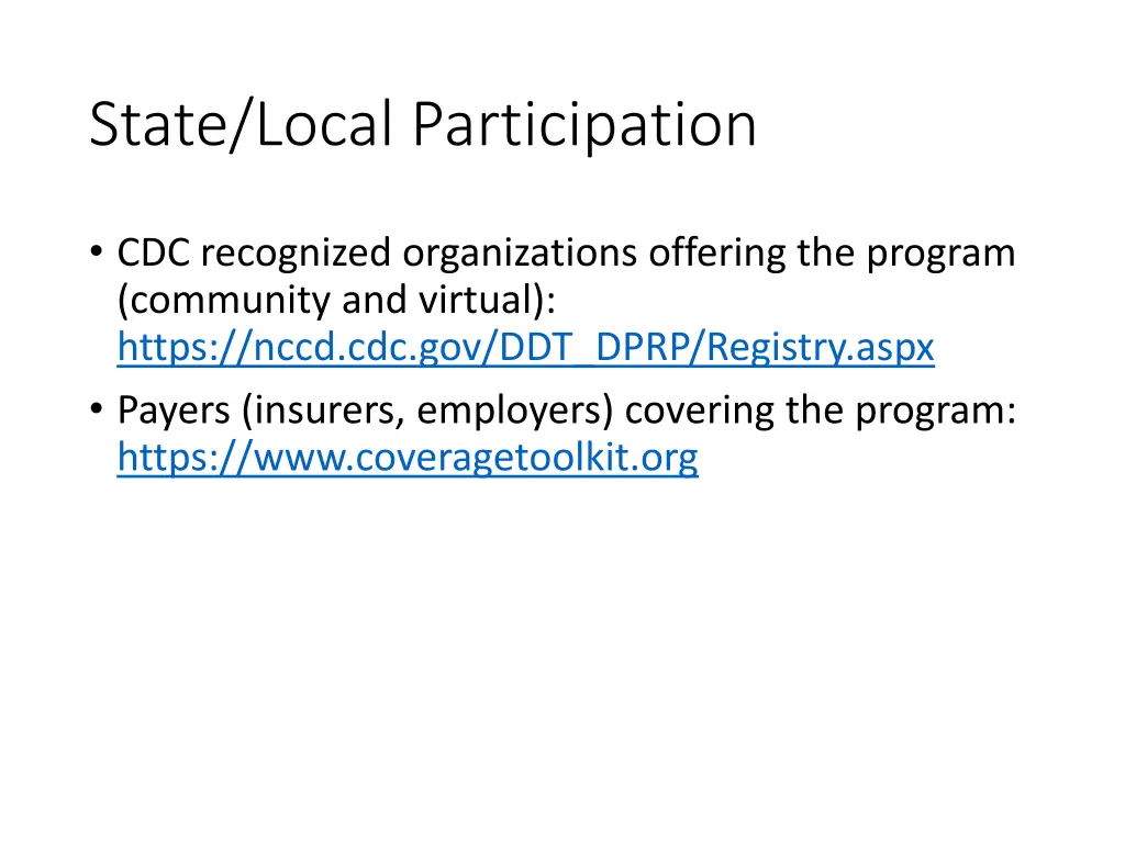 state local participation