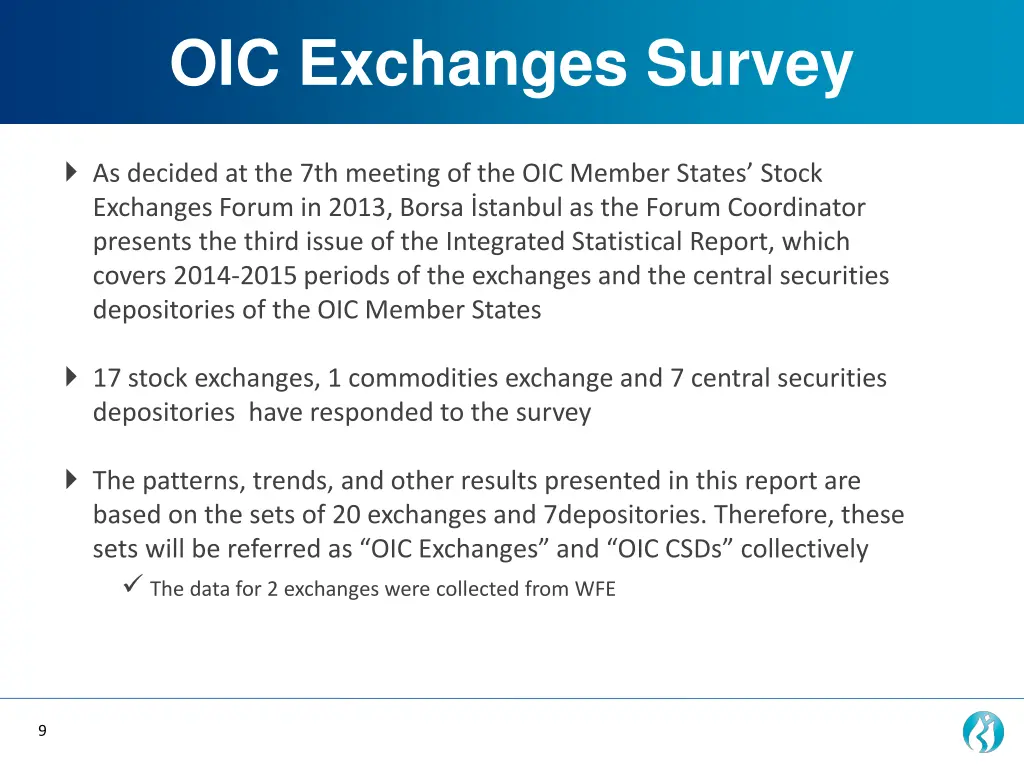 oic exchanges survey