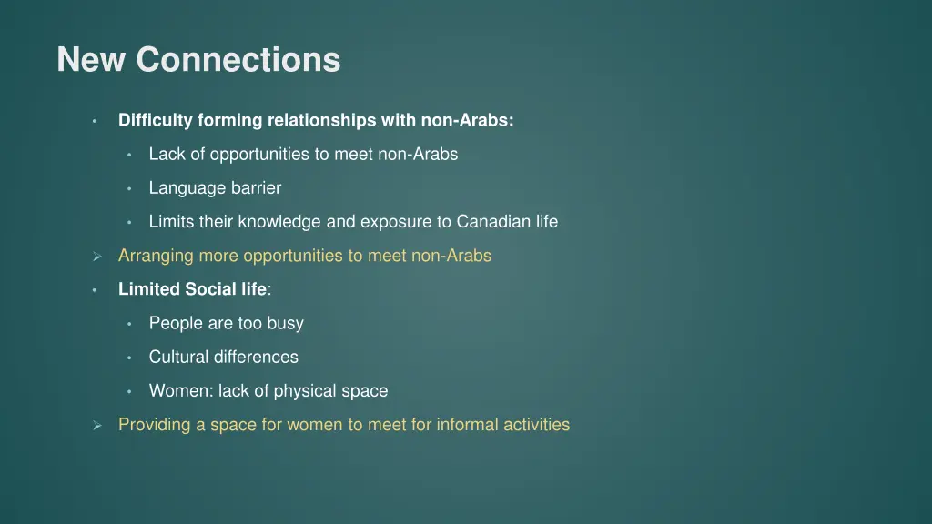 new connections 1