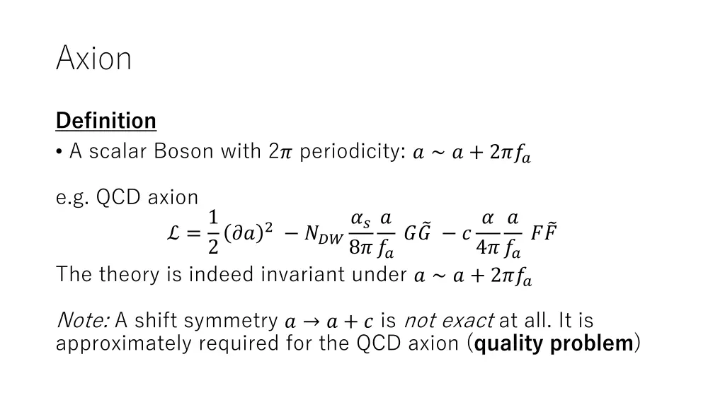 axion