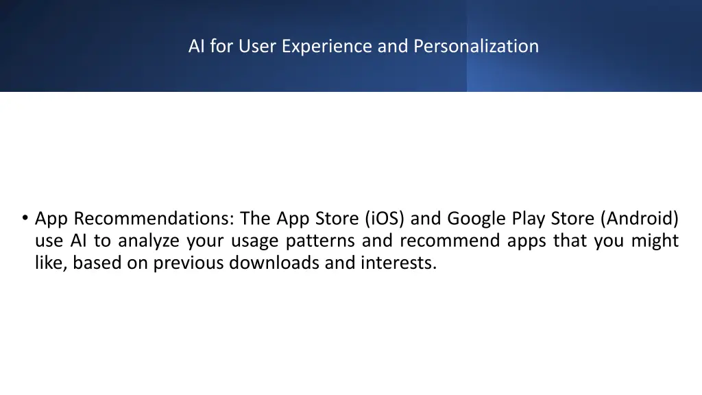 ai for user experience and personalization 1
