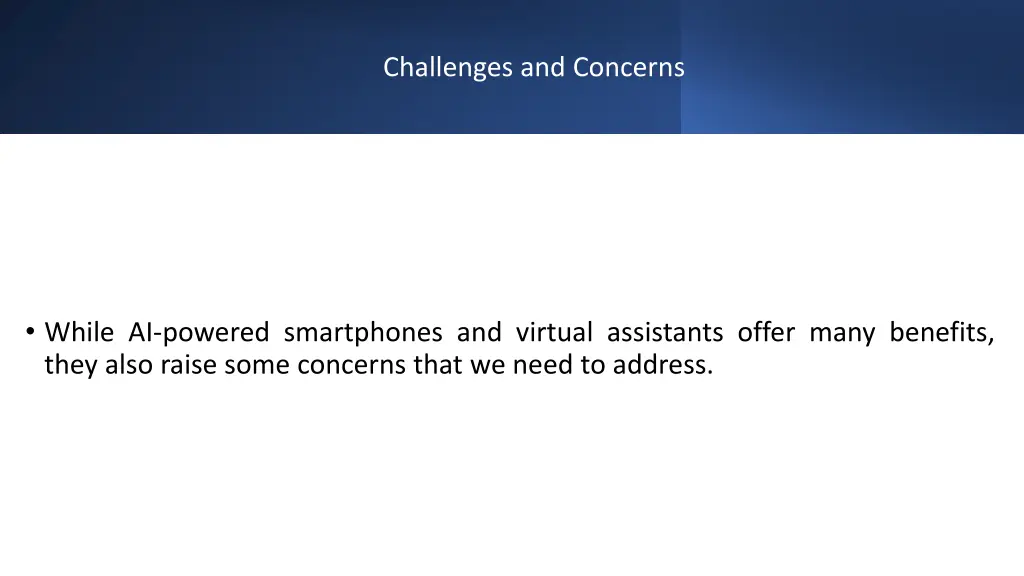 challenges and concerns