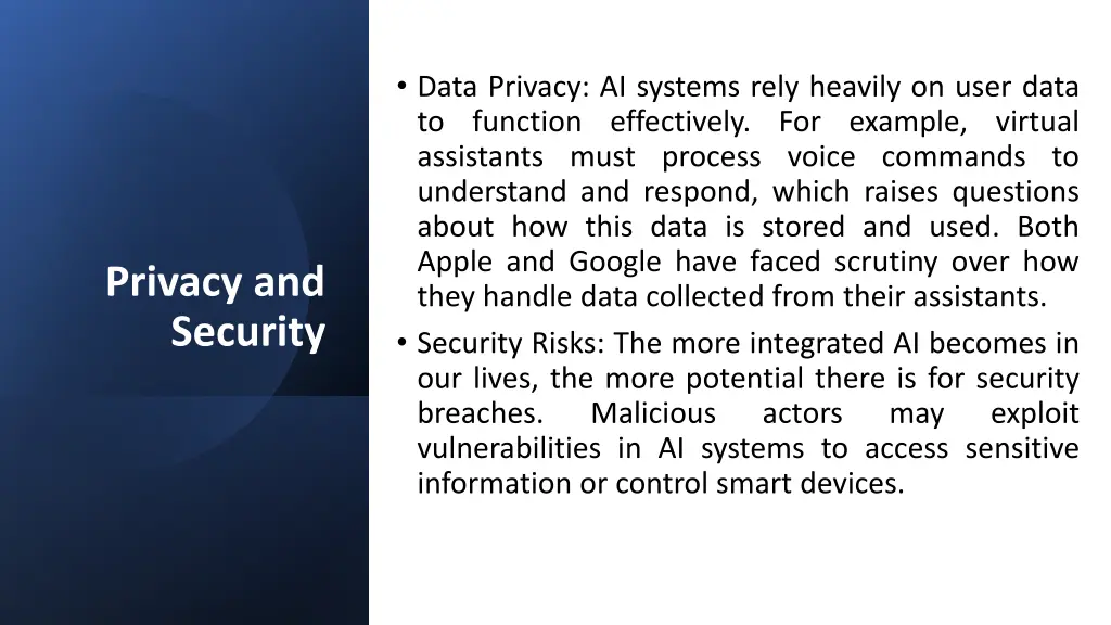 data privacy ai systems rely heavily on user data