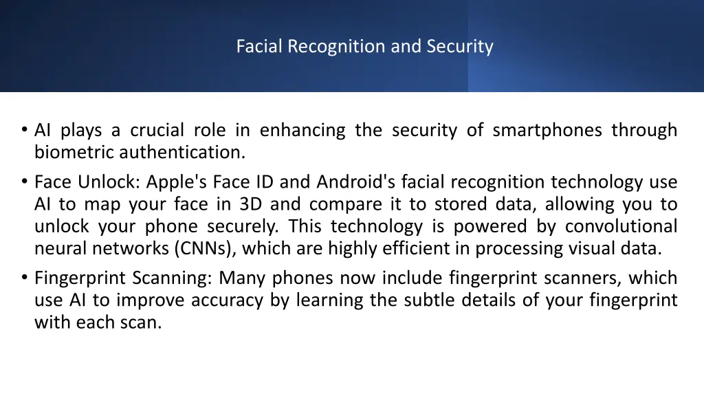 facial recognition and security