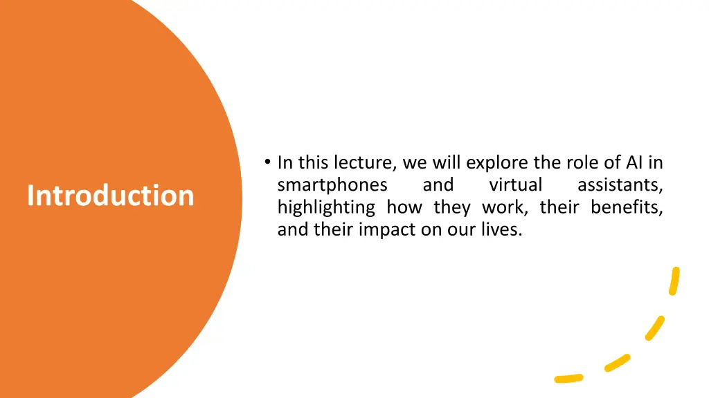 in this lecture we will explore the role