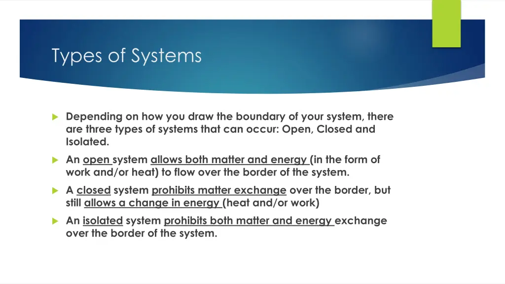 types of systems