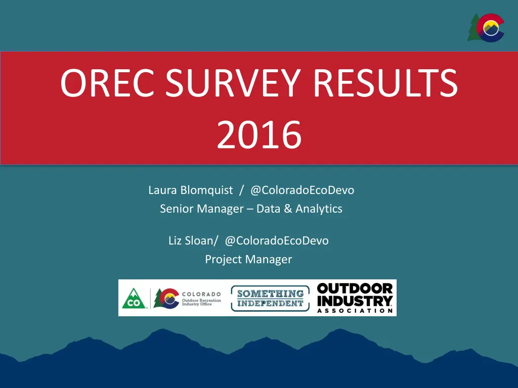orec survey results 2016