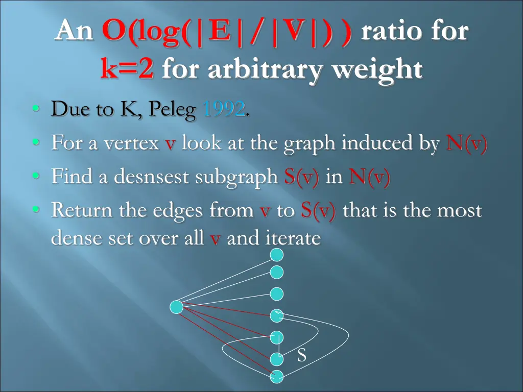 an o log e v ratio for k 2 for arbitrary weight