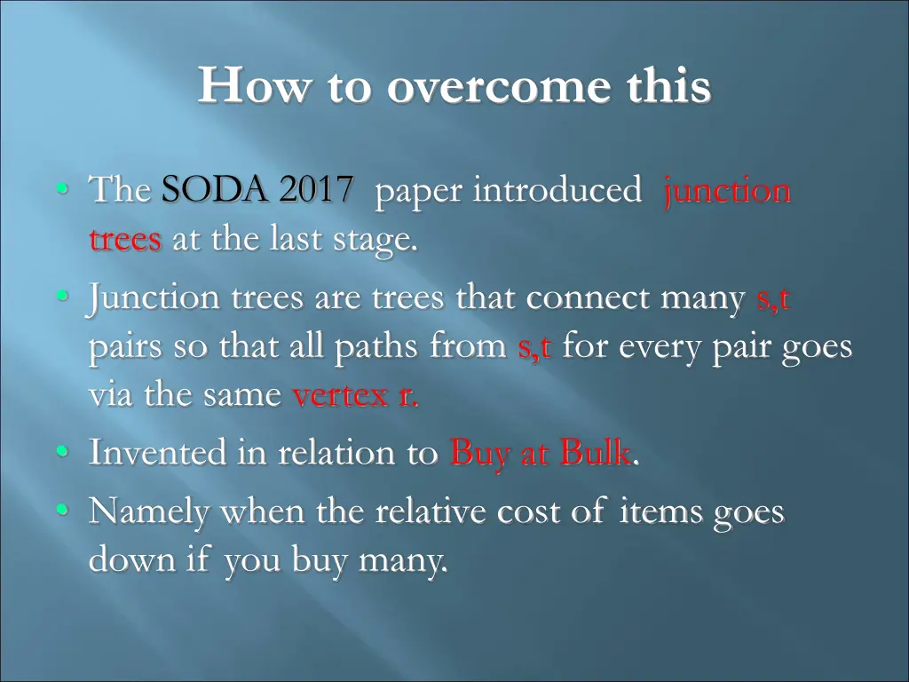 how to overcome this