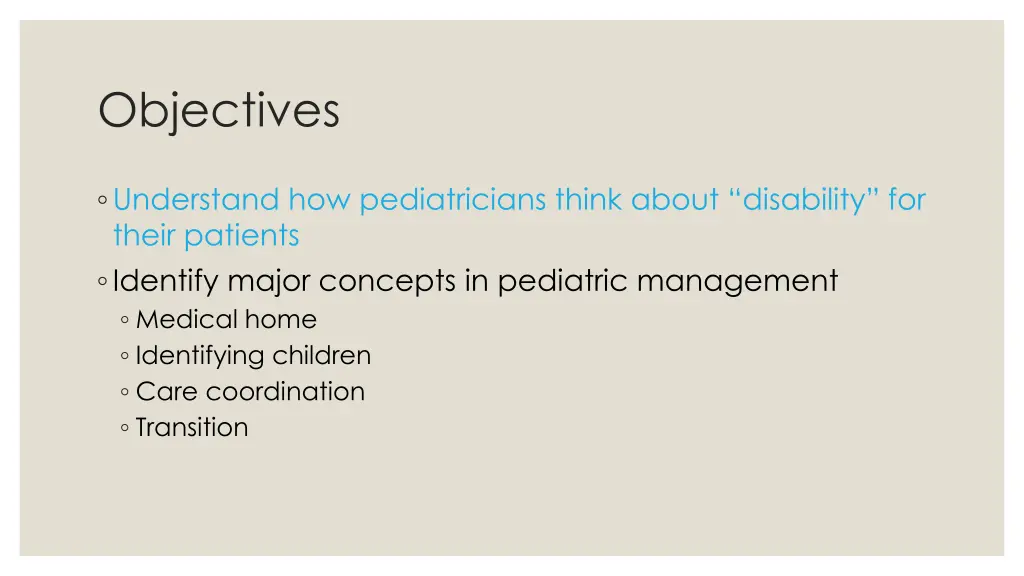 objectives 1