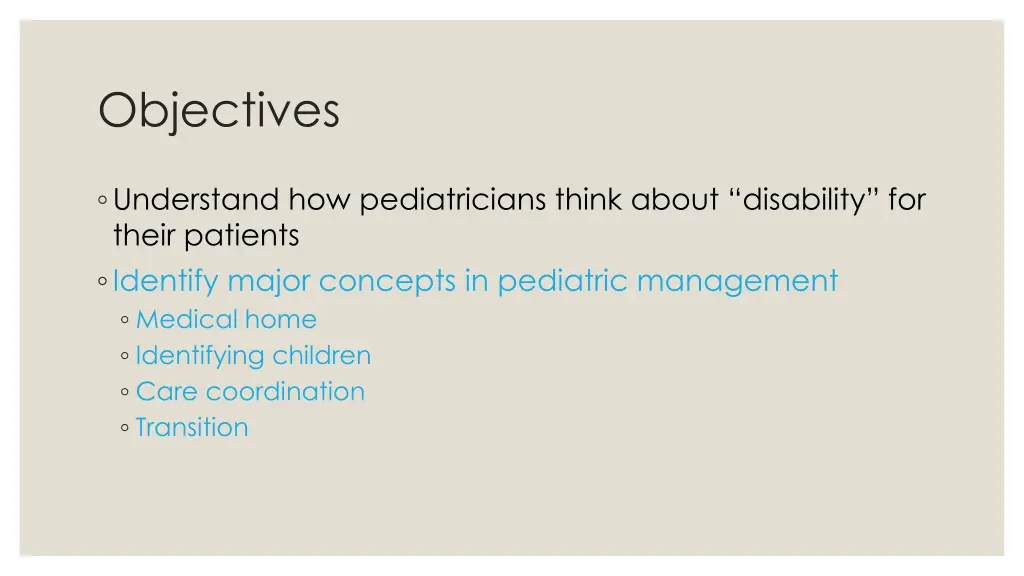 objectives 2