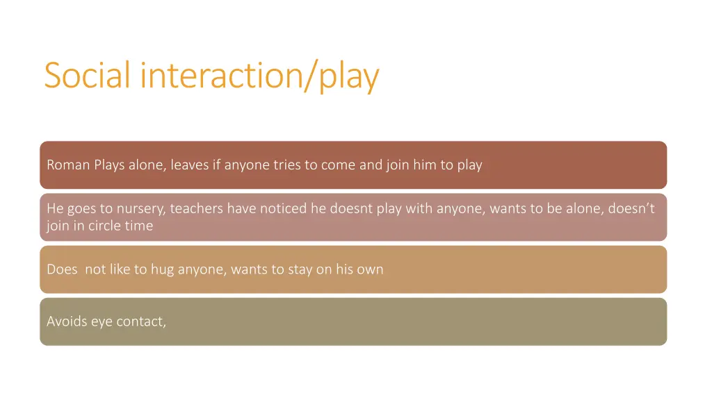 social interaction play