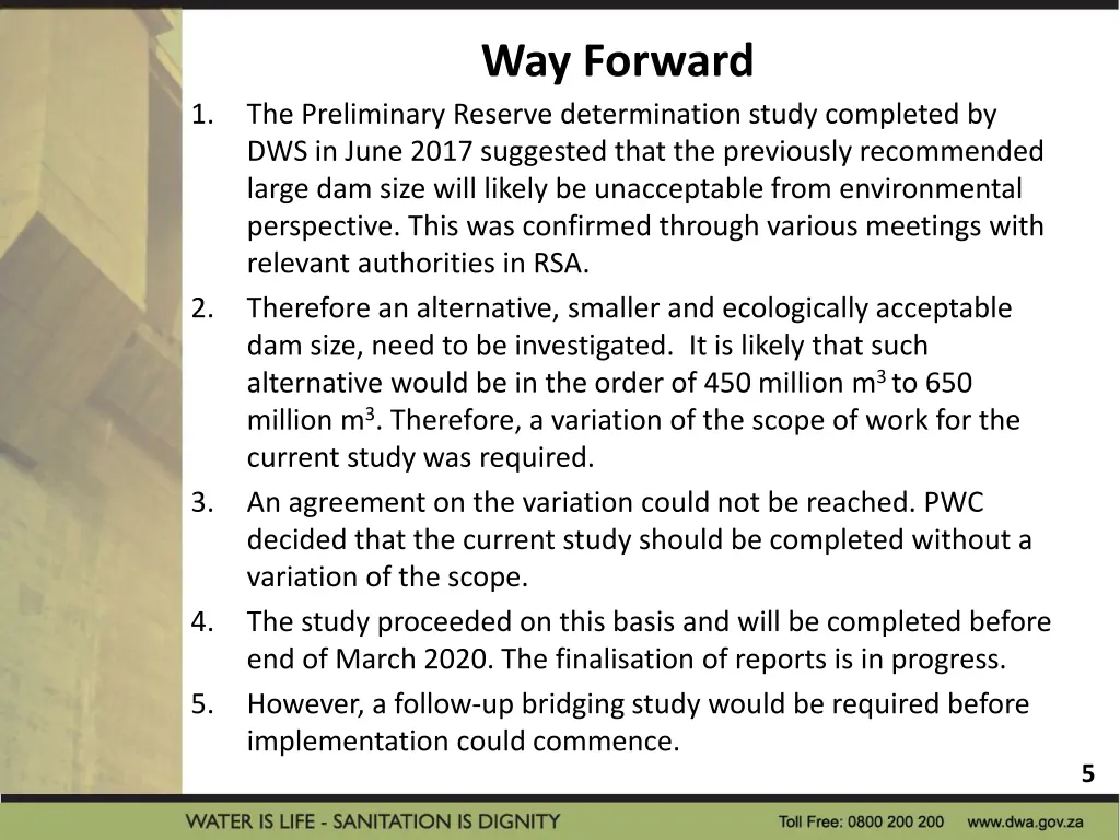 way forward