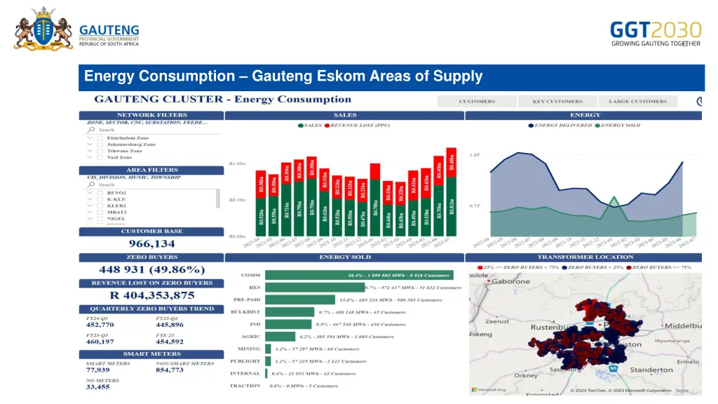 energy consumption gauteng eskom areas of supply