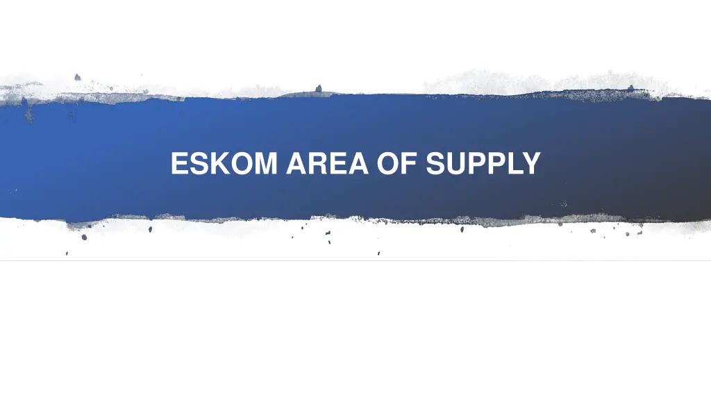 eskom area of supply