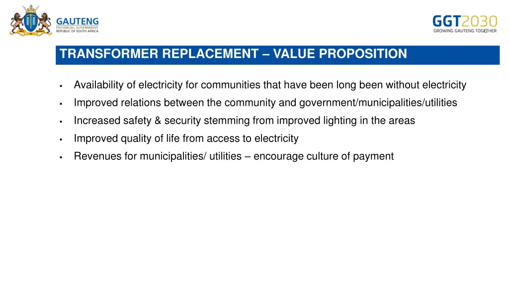 transformer replacement value proposition