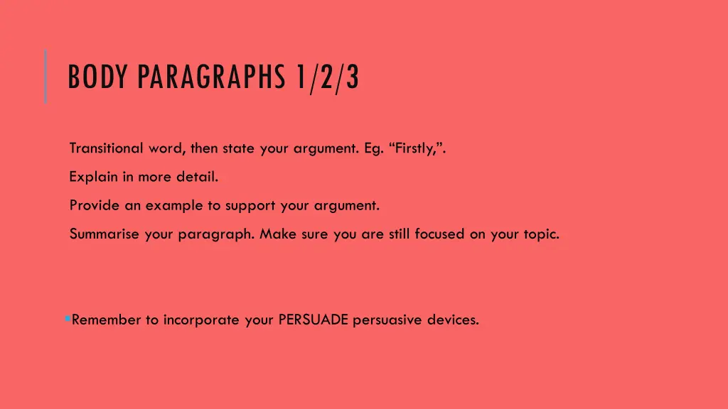 body paragraphs 1 2 3
