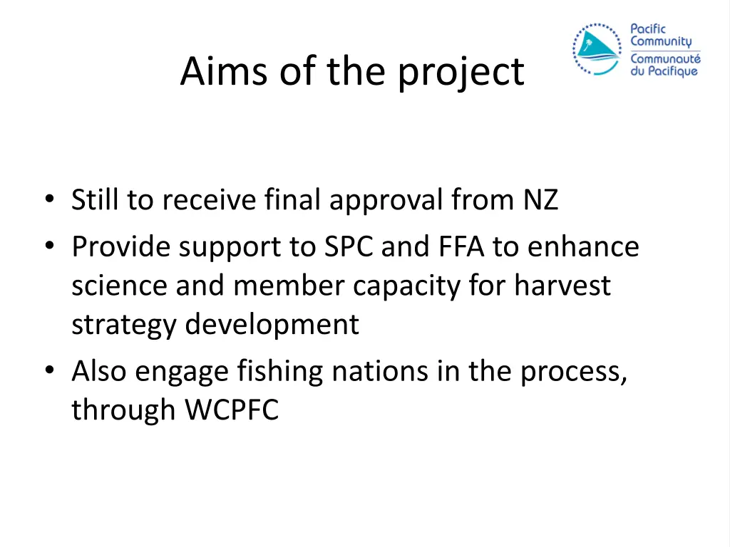 aims of the project