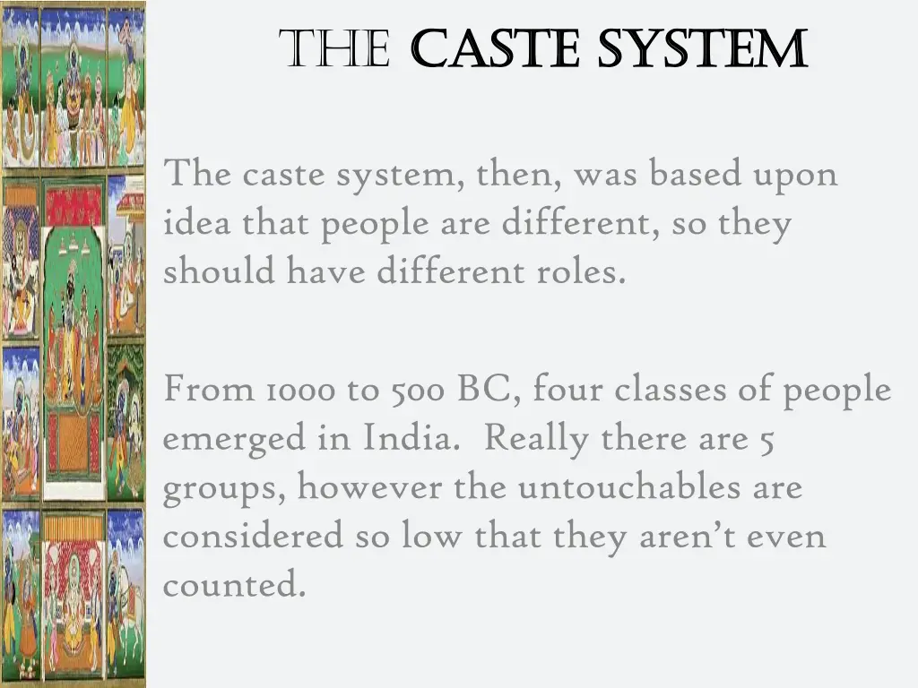 the caste system caste system 2