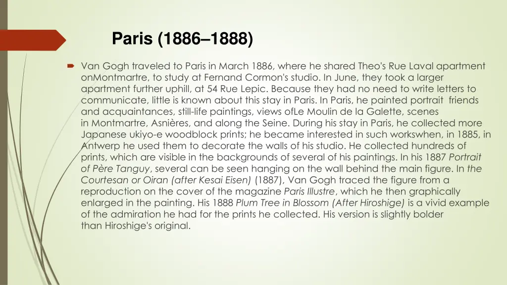 paris 1886 1888