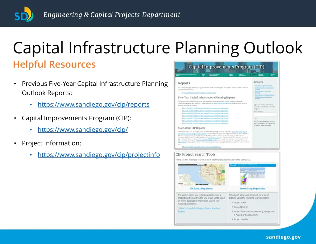 engineering capital projects department 7