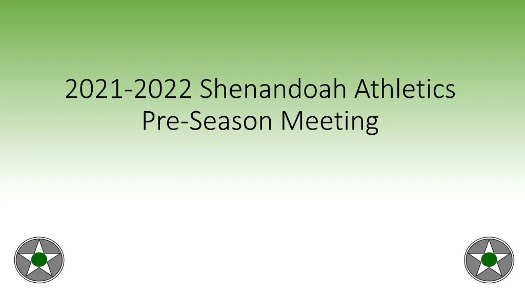2021 2022 shenandoah athletics pre season meeting