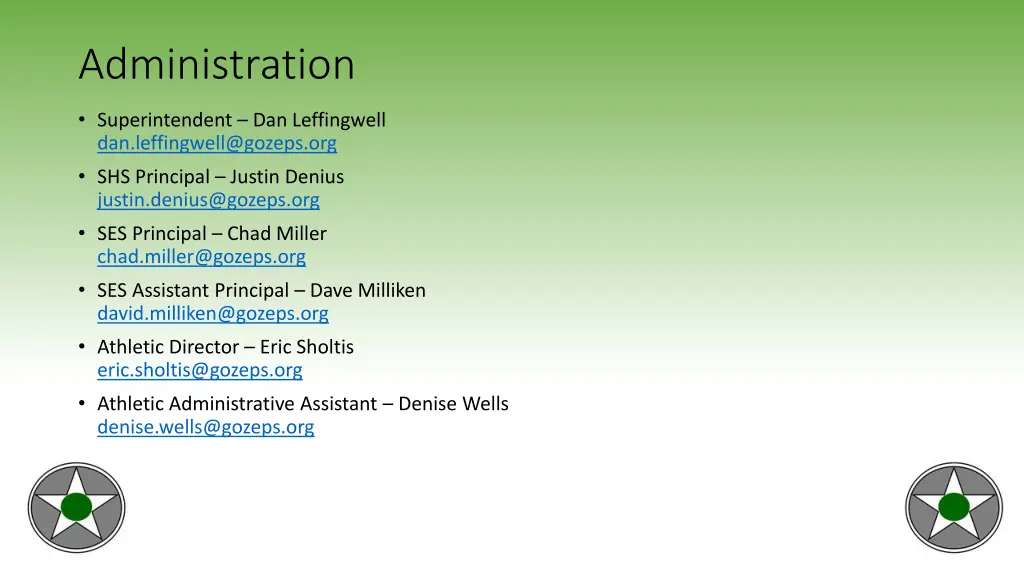 administration