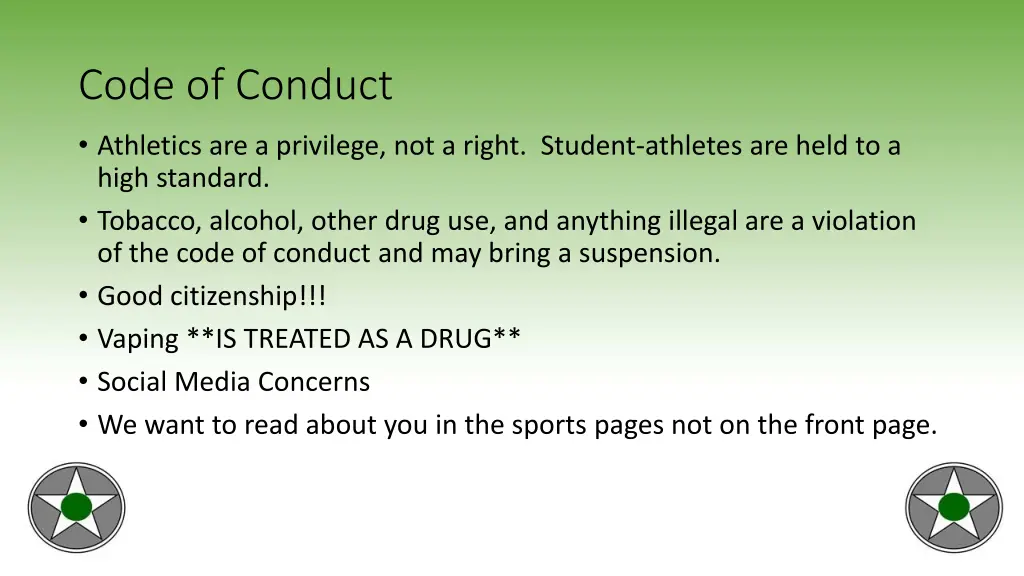 code of conduct